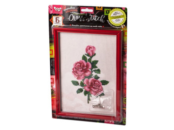 Набір креативної творчості Вишивка хрестиком на канві CROSS STITCH, Danko Toys
