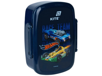 Ланчбокс с миниконтейнером и столовыми приборами Kite Hot Wheels HW26-163, 750 мл