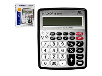 Калькулятор 12-розрядний Kadio, KD-8833B