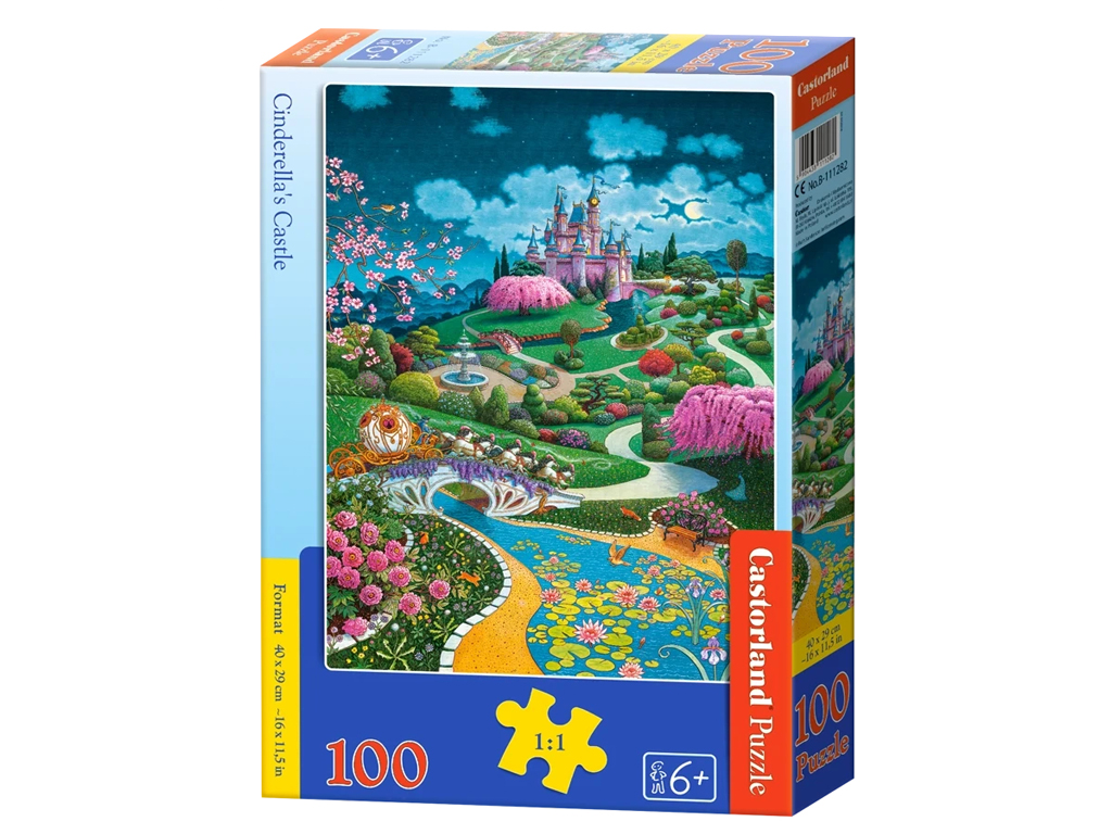 Пазлы Замок Золушки, 100 элементов, Castorland