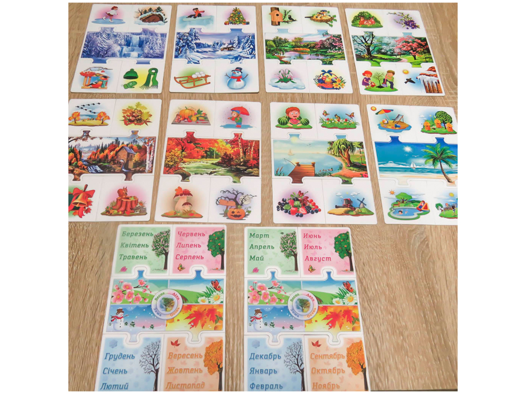 Розвиваюча гра Пори року. Artos Games 4820130620567