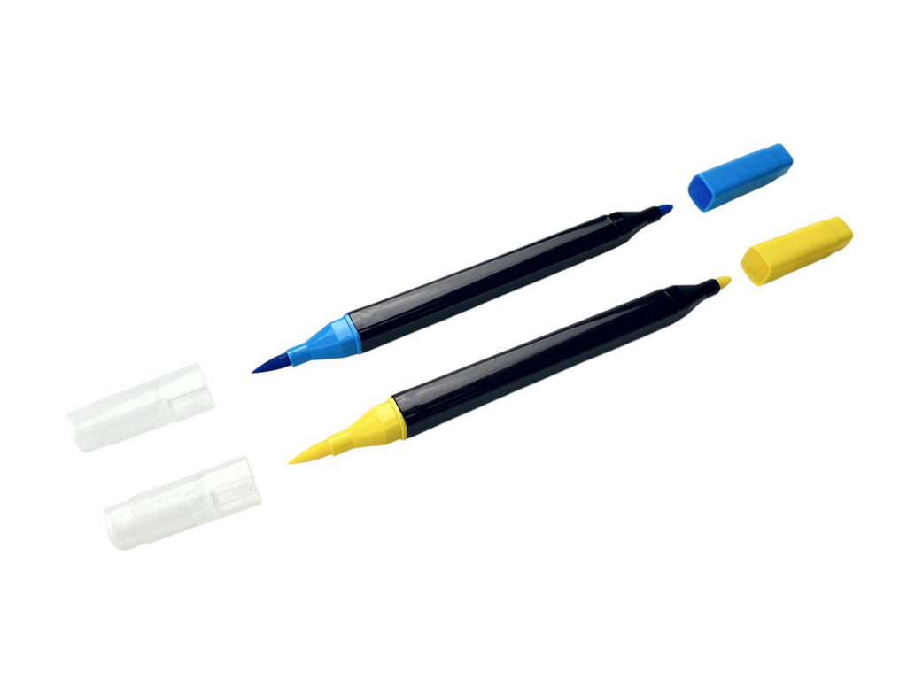 Фломастери подвійні м'який і твердий. AIHAO AH-CP-600-24