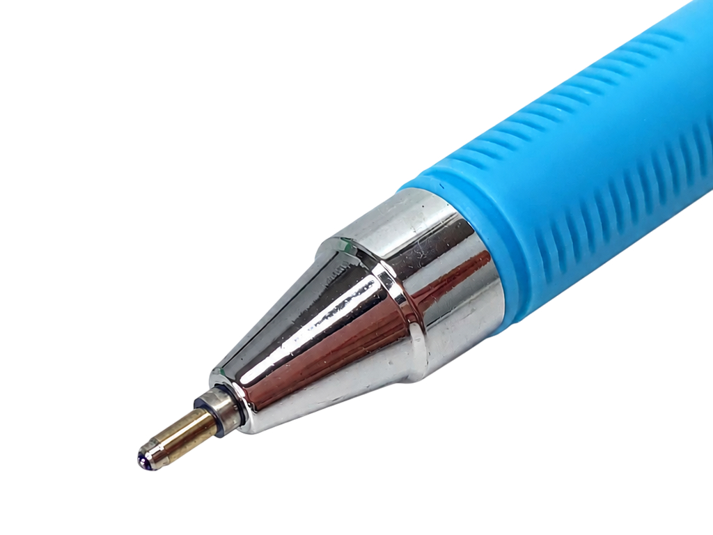 Ручка шариковая синяя Ultra Bold, с колпачком, рельефный грип, Radius