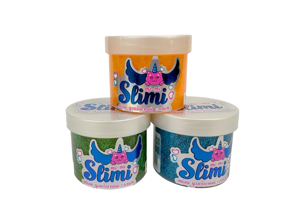 Слайм "Mi-mi Slimi" 31049, 100 г, 3+, 3 кольори (ціна за 1шт), Strateg