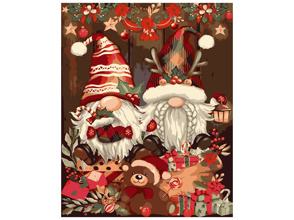 Картина за номерами "Святеові гноми ",  40х50 см, Strateg