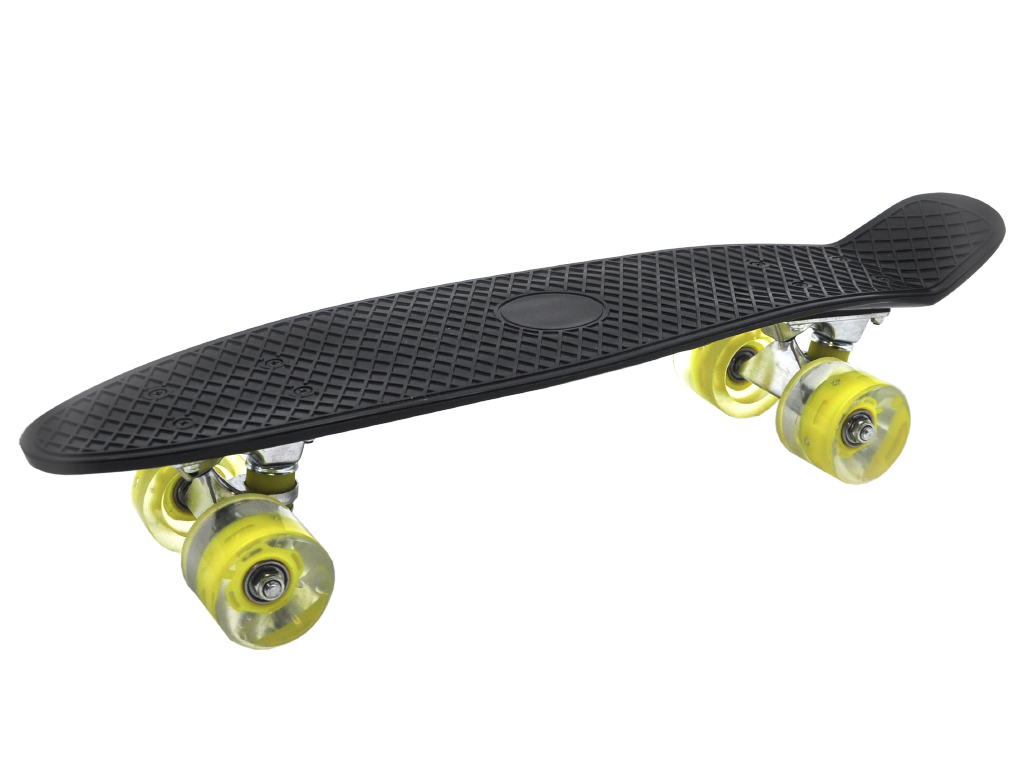 Скейт PENNY BOARD. алюминиевая подвеска LED колеса. цвет черный. Maximus 5354