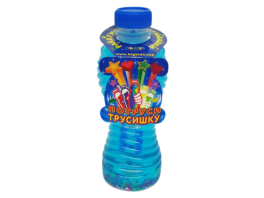 Мильні бульбашки з наповнювачами 300 мл, фігурний флакон, Big