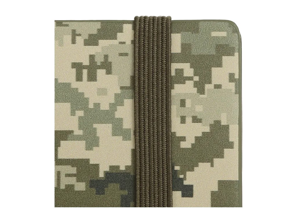 Щотижневик датований Military 2026, 85×153 мм, 128 сторінок, світло-зелений (хакі), Buromax