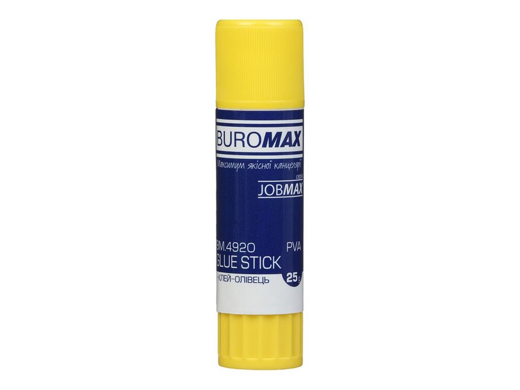 Клей-карандаш PVA JOBMAX 25 грамм, Buromax BM.4920