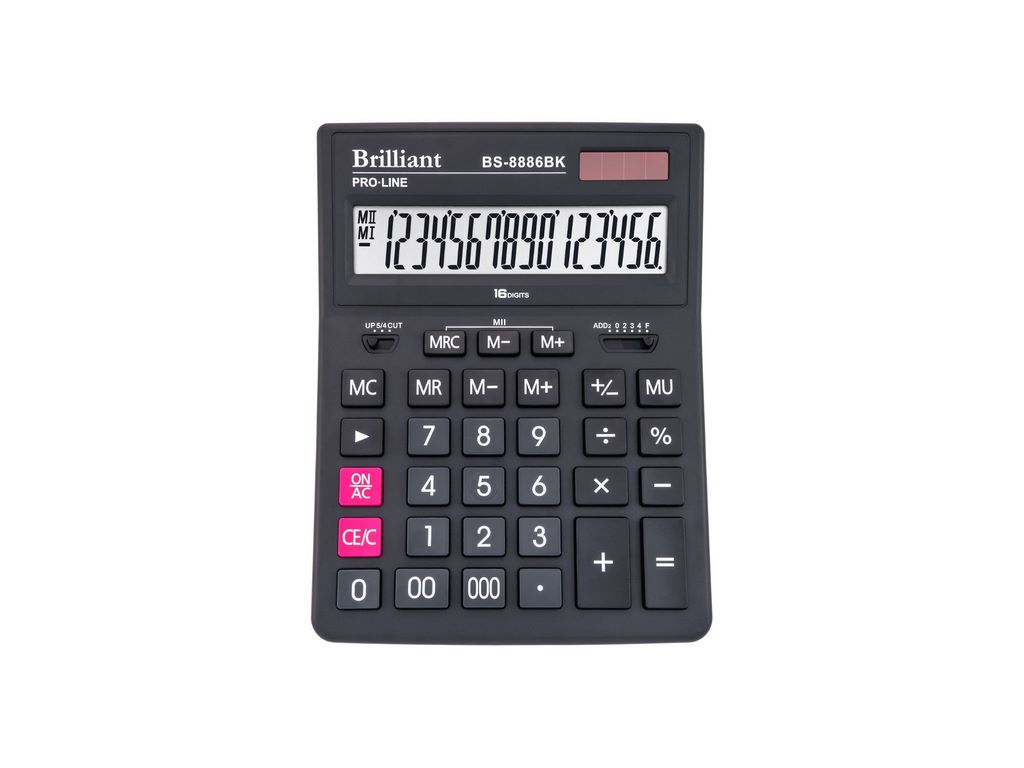 Калькулятор Brilliant BS-8886BK, 16 разрядов, BRILLIANT BS-8886BK