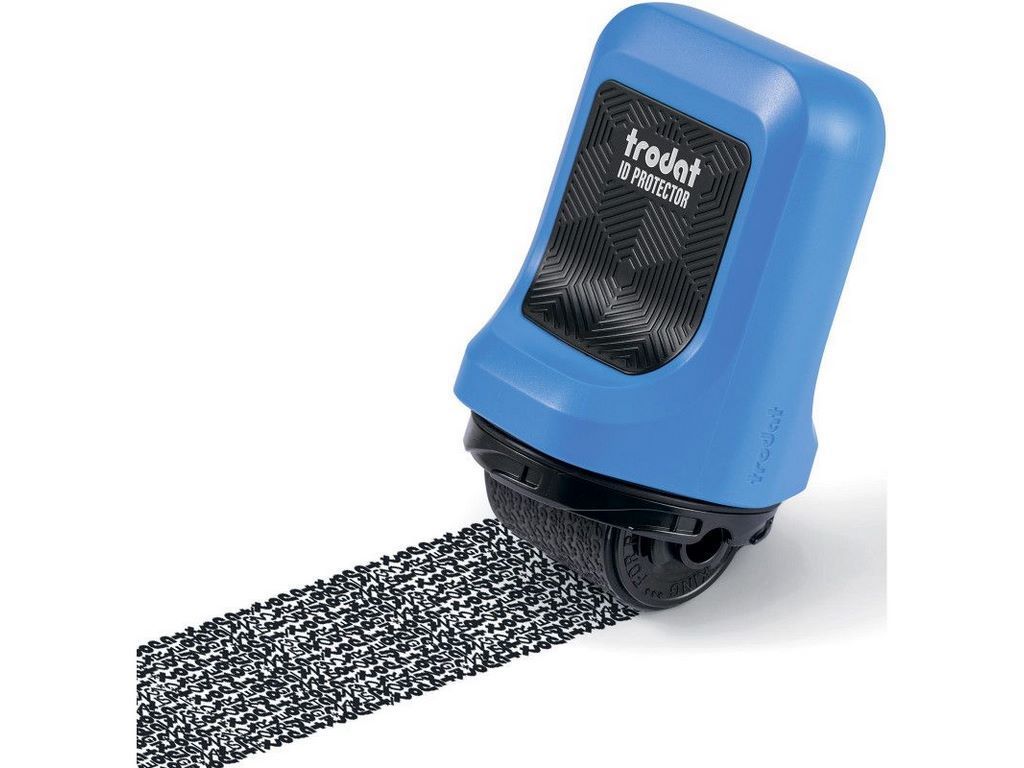 Роликовий штамп ID Protector, 3 Refills, синій, TRODAT ID Protector