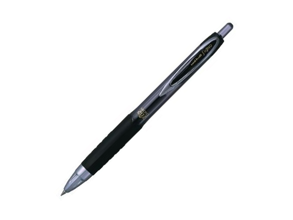Ручка гелелевая автоматическая uni-ball Signo 207 micro 0.5мм, черная, UNI UMN-207.(05).Black