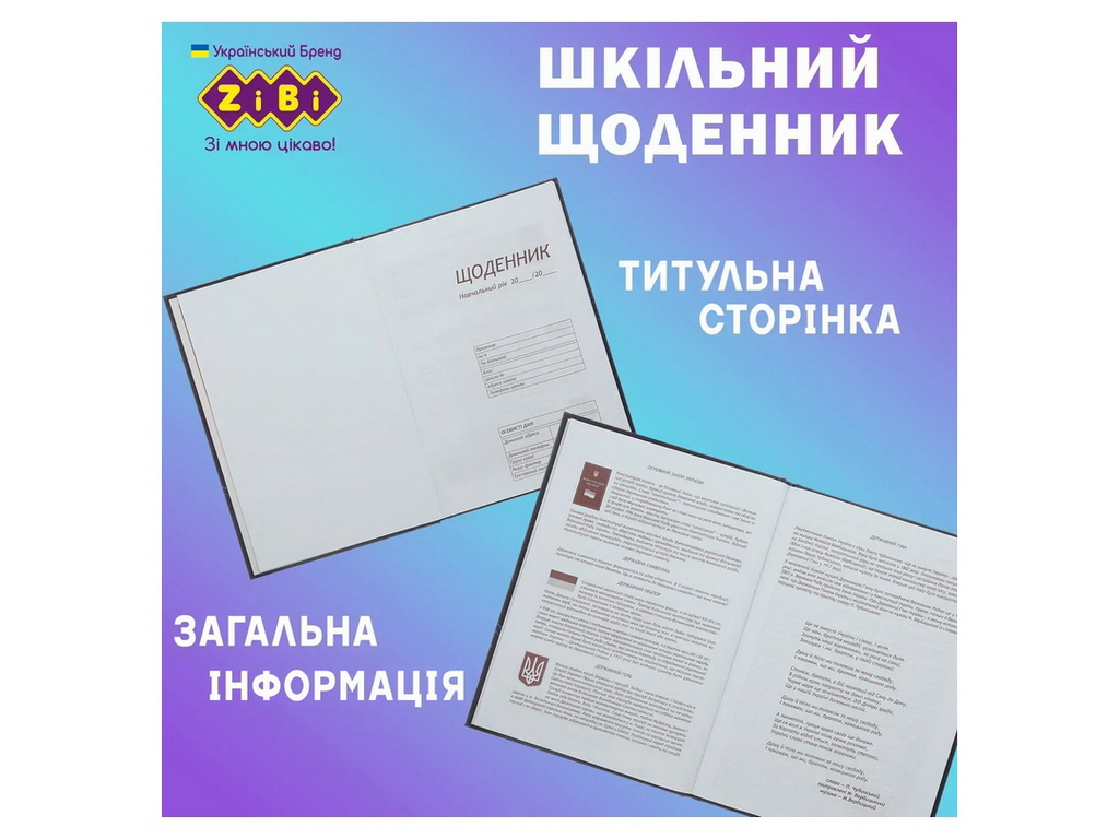 Щоденник шкільний CITY на 48 аркушів В5