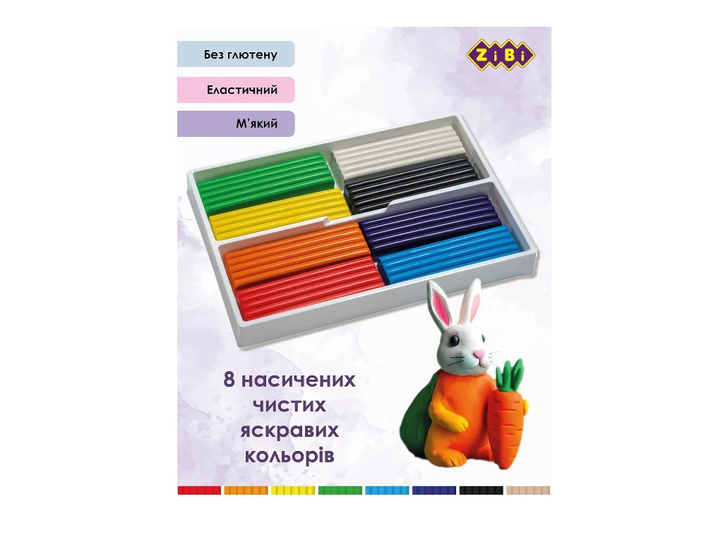 Пластилін класичний для дітей, KIDS Line, ZiBi ZB.6231