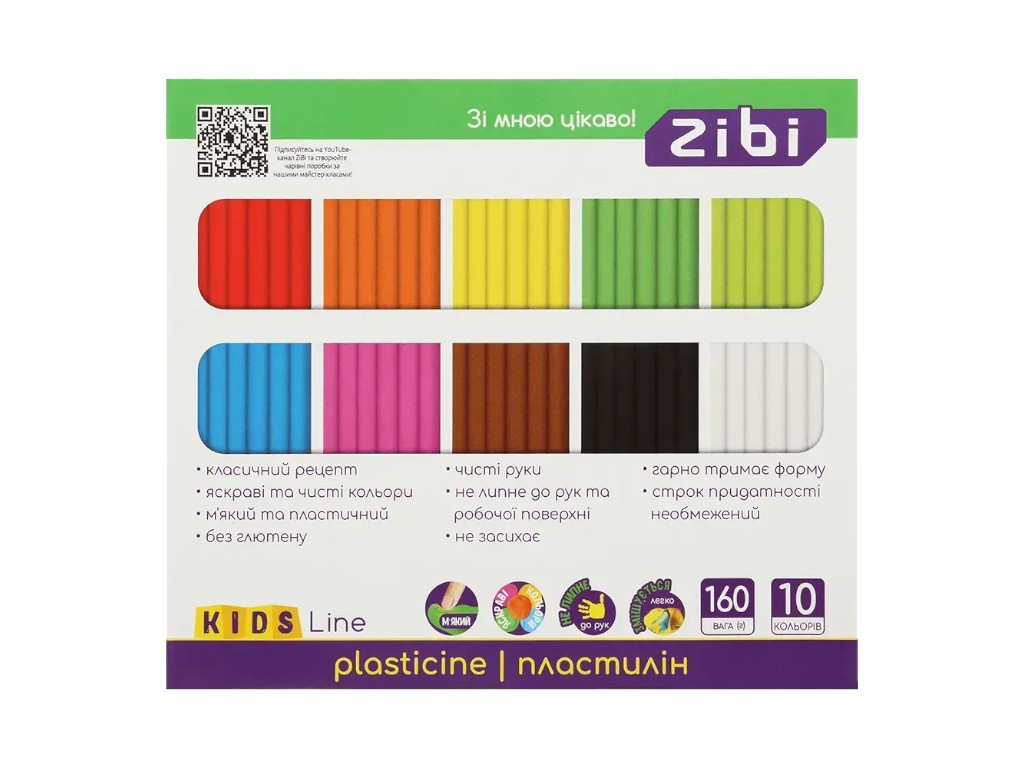 Пластилін для ліплення. ZiBi ZB.6273