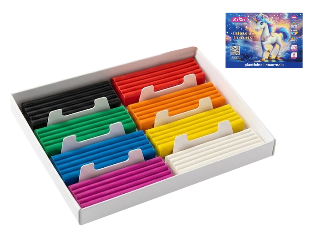 Пластилін для ліплення, серія Unicorn, KIDS Line, ZiBi ZB.6280