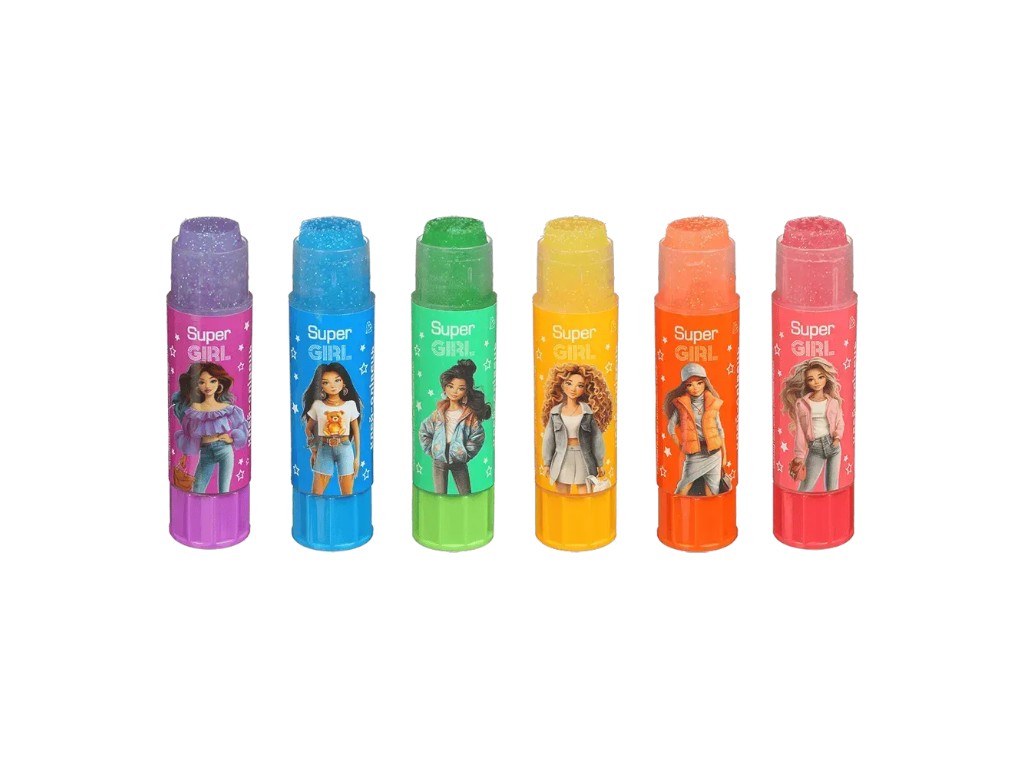 Клей-олівець PVP ZiBi Super Girl, 8 г, ароматизований, мікс видів (ціна за 1шт) ZiBi