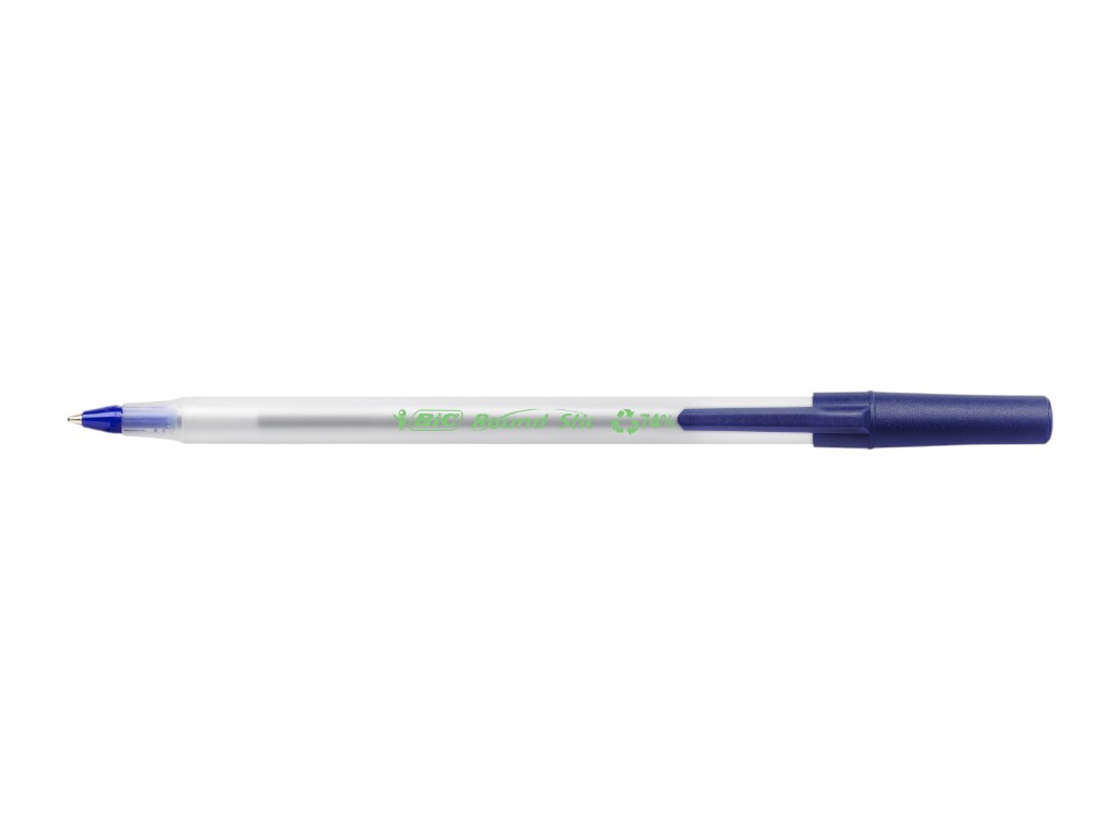Ручка кулькова BIC Round Stic Eco синя, 0.32 мм, масляна