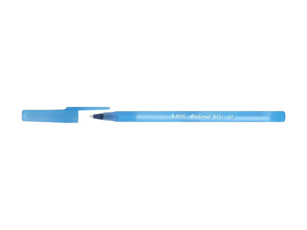 Ручки шариковые BIC Round Stic 1 мм синие, набор 8 шт в блистере, bc928497, BIC