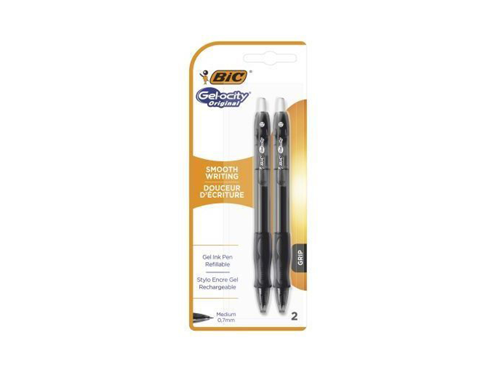 Ручка Джелосити Ориджинал, черная 2шт в блистере, BIC bc964760