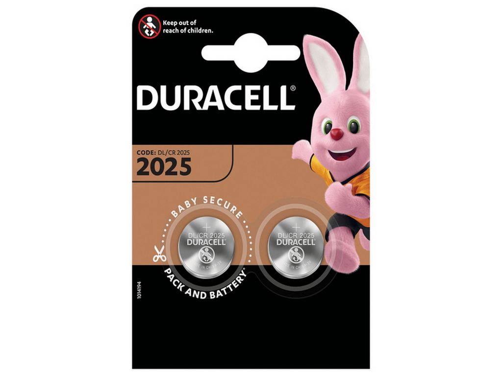 Элемент питания (батарейка) DURACELL DL2025 DSN 2 шт., DURACELL s.5010963