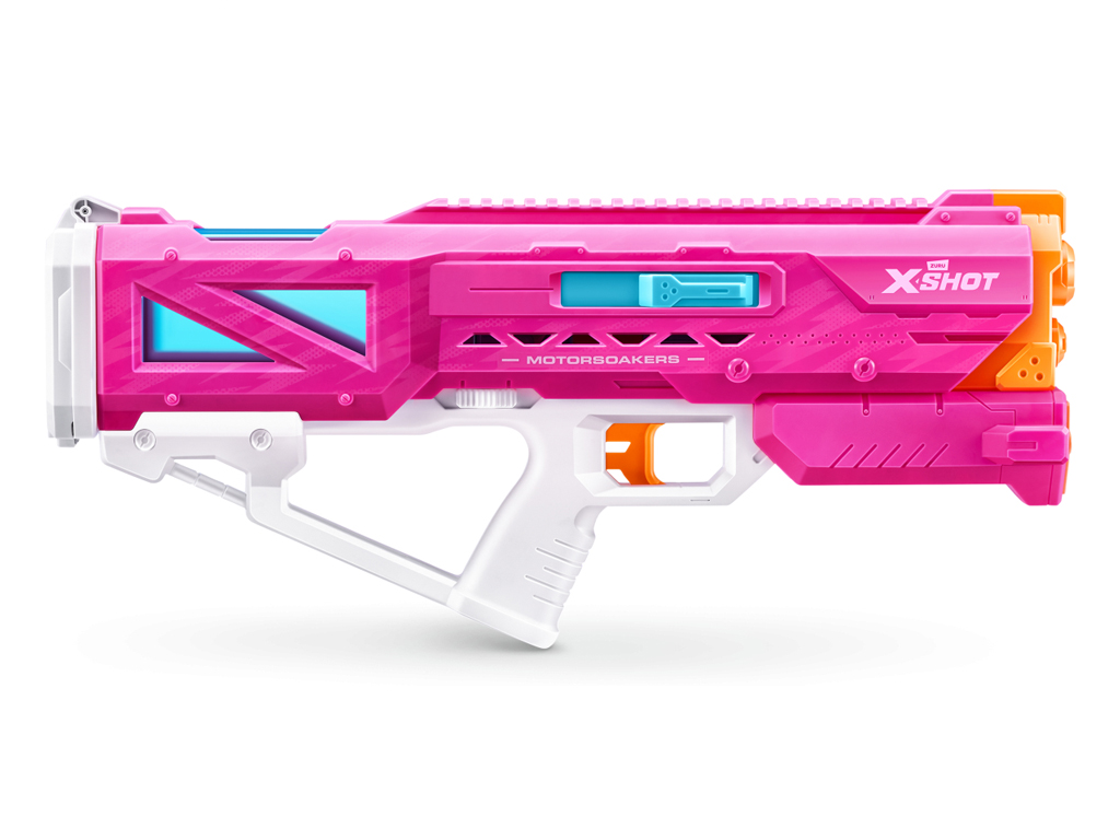 Водный бластер игрушечный X-Shot, Fast Fill Small Motor Soaker, розовый, Zuru 118174