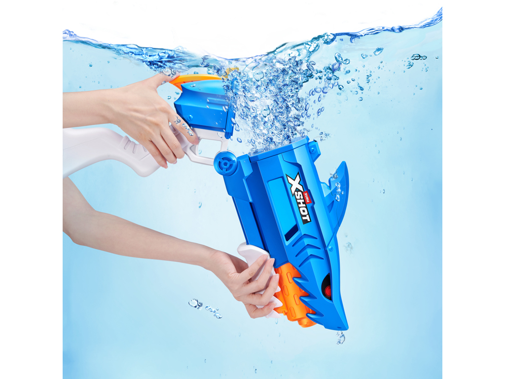 Водный бластер игрушечный X-Shot, Fast Fill Shark, Zuru 118195