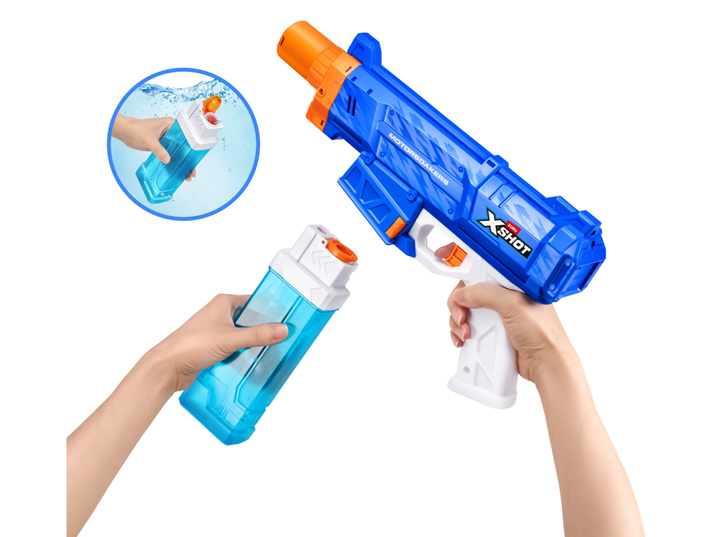Водный бластер игрушечный X-Shot, Fast Fill Motor Soaker Turbo Stream, Zuru 118196
