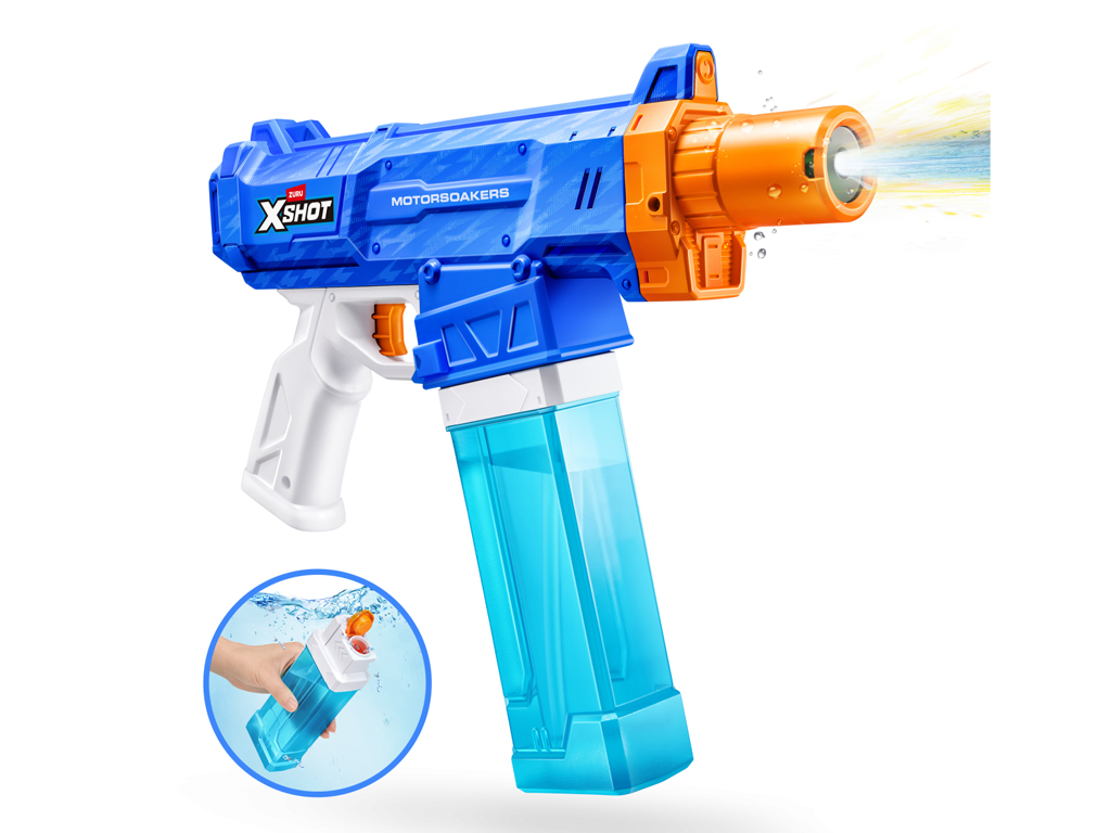Водный бластер игрушечный X-Shot, Fast Fill Motor Soaker Turbo Stream, Zuru 118196