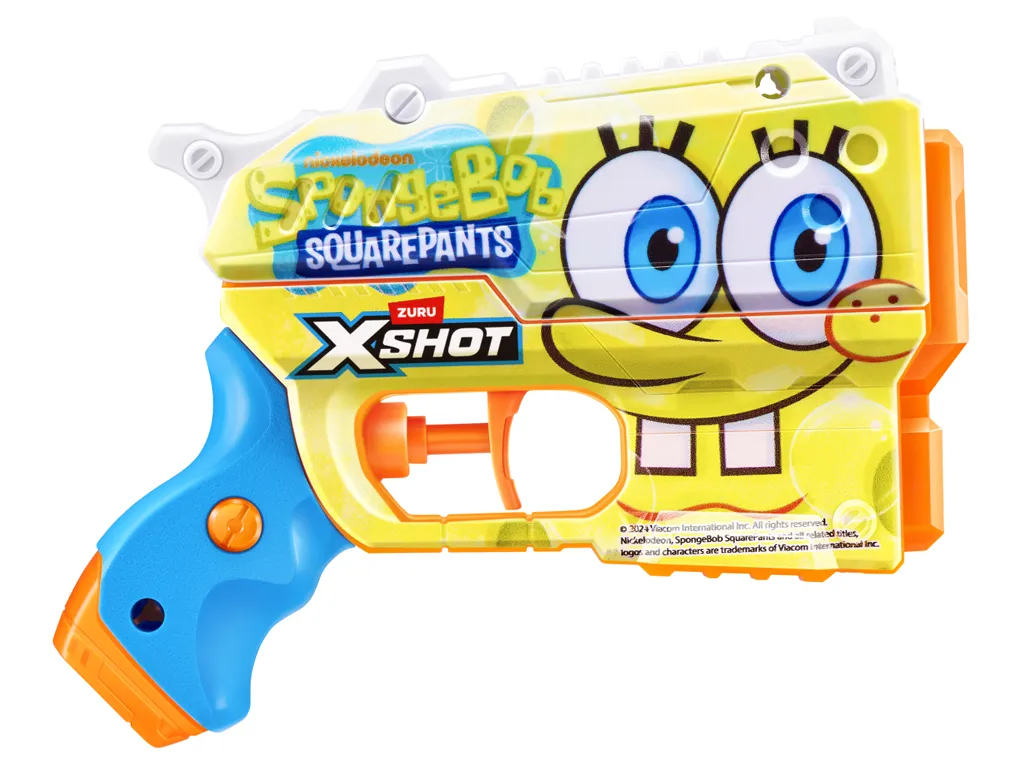 Водный бластер игрушечный X-Shot, Fast Fill Spongebob Yellow, Zuru 118199A