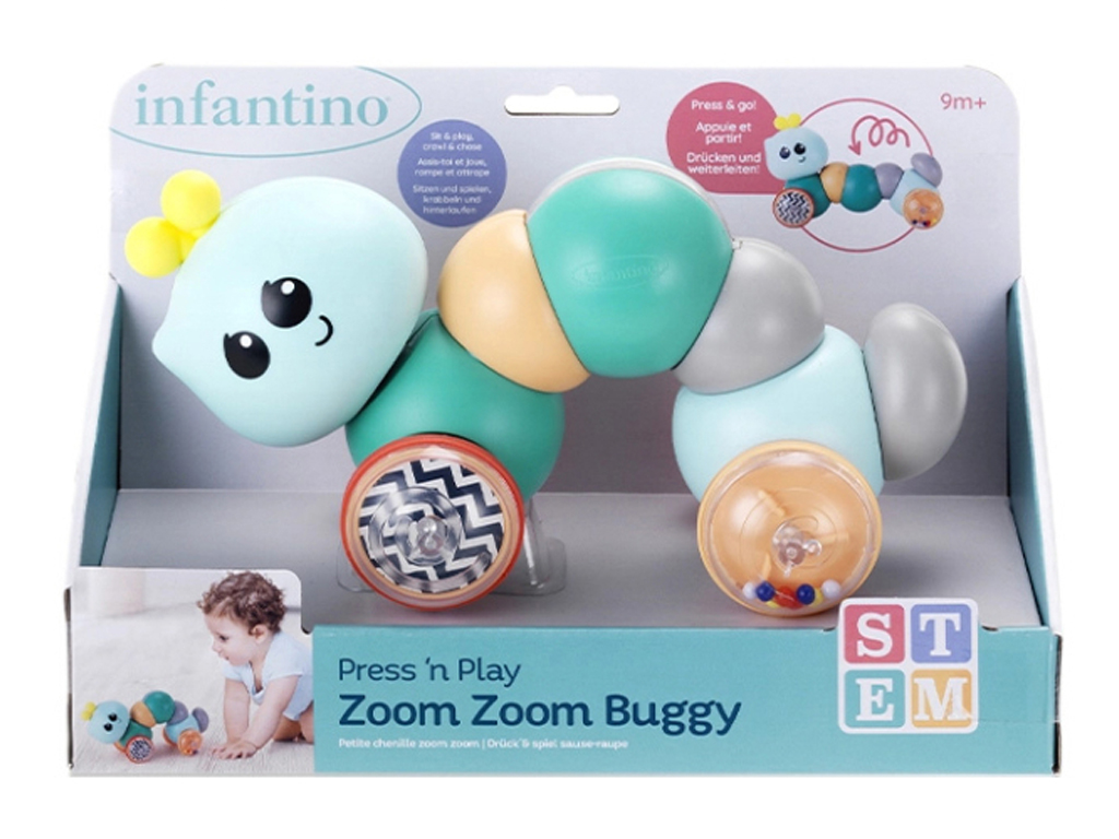 Развивающая игрушка-багги Нажимай и догоняй, Infantino 315437I