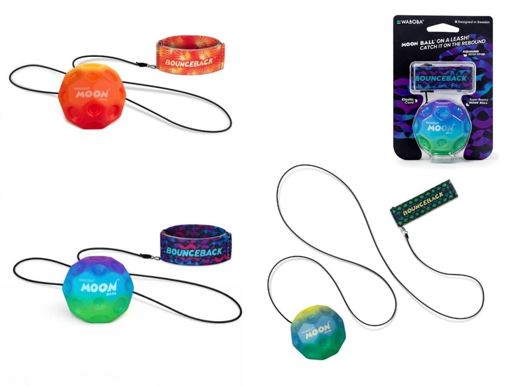 Мяч-прыгунчик на резинке Moon Ball “Gradient” Waboba 334C04_A