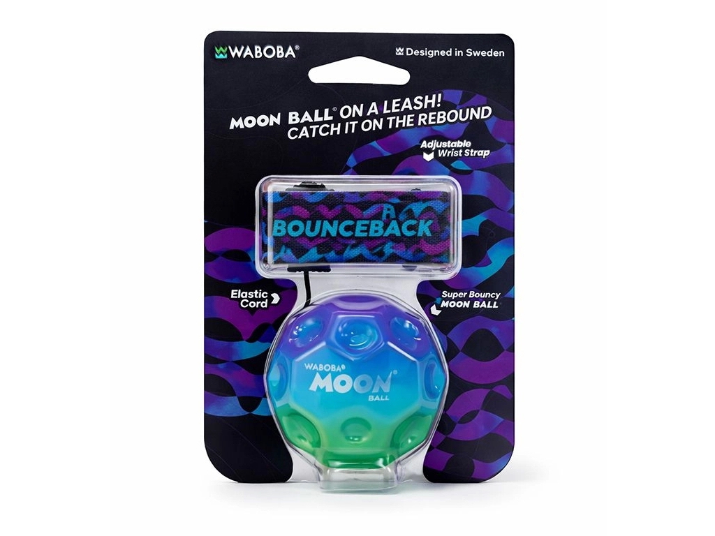 Мяч-прыгунчик на резинке Moon Ball “Gradient” Waboba 334C04_A