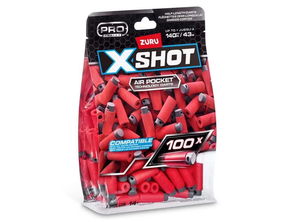 Набор игрушечный патронов X-Shot, Pro Series, 100 патронов, Zuru 36601R