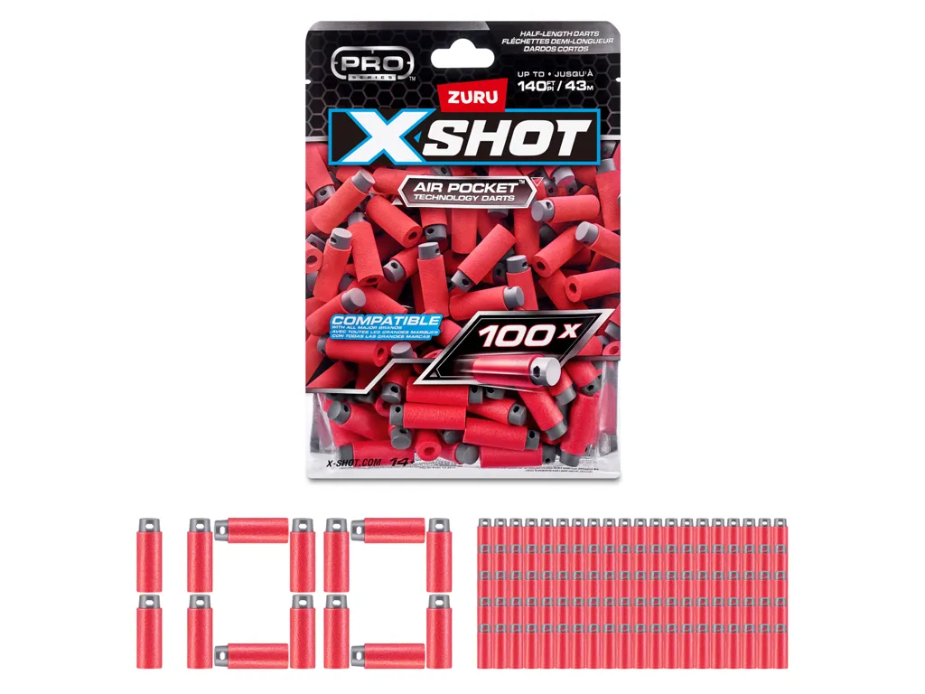 Набор игрушечный патронов X-Shot, Pro Series, 100 патронов, Zuru 36601R