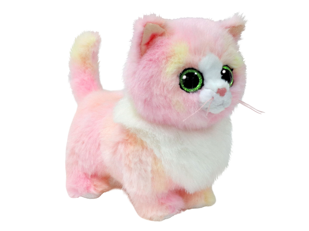 Мягкая игрушка Beanie Babies Розовая кошка "ЛЕДИ" 15 см, TY 37409
