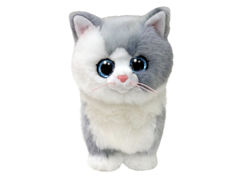 Мягкая игрушка Beanie Babies Серая кошка "ФУРЛИ" 15 см, TY 37411