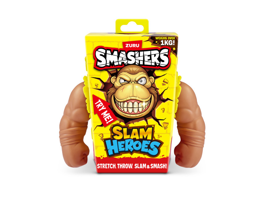Игрушка Slam Heroes, Brown Gorrila, Smashers 74140B