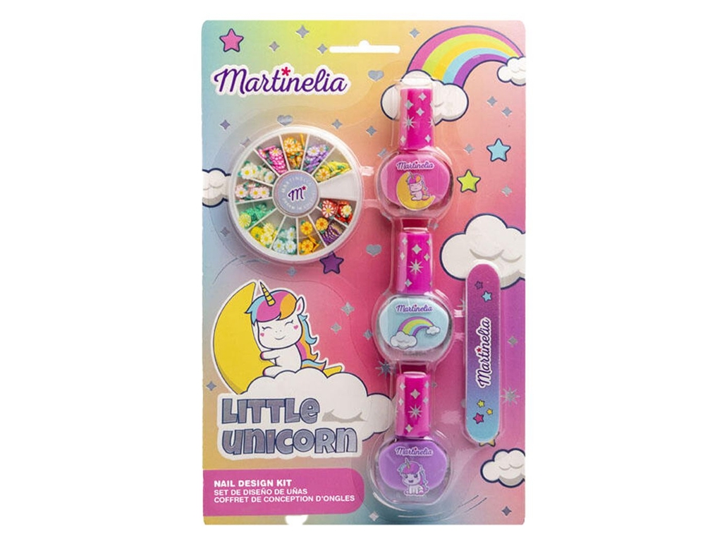 Набор для дизайна ногтей "Маленький единорог", Martinelia 85492