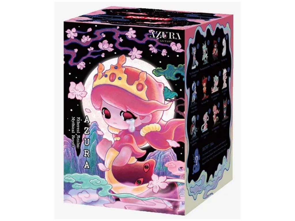 Игрушка-сюрприз с коллекционной фигуркой AZURA Ethereal Realm, Серия Mythical Beasts, Pop Mart AERM-