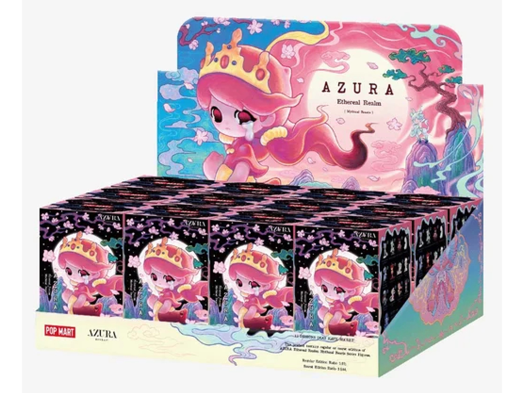 Игрушка-сюрприз с коллекционной фигуркой AZURA Ethereal Realm, Серия Mythical Beasts, Pop Mart AERM-