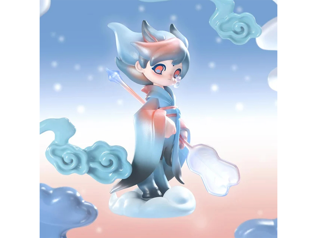 Игрушка-сюрприз с коллекционной фигуркой AZURA Ethereal Realm, Серия Mythical Beasts, Pop Mart AERM-