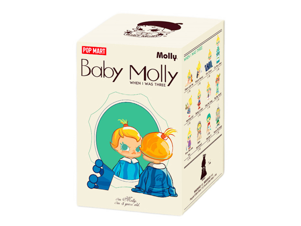 Іграшка-сюрприз з колекційною фігуркою Baby Molly, серія When I was Three!, Pop Mart
