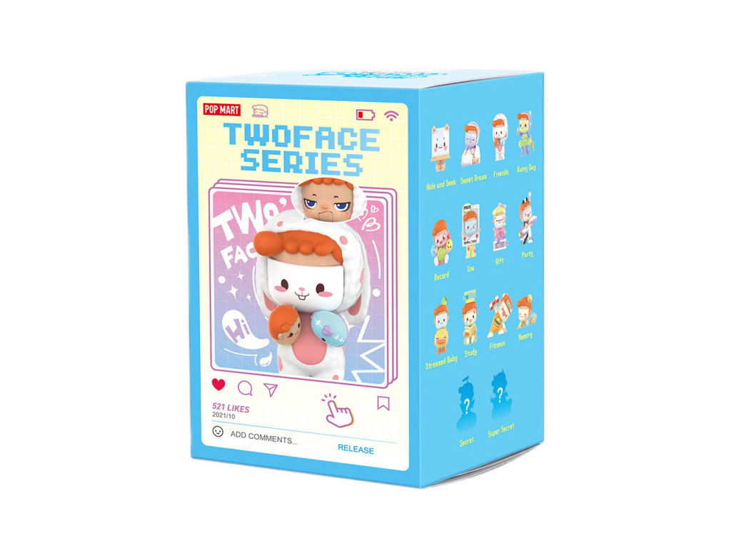 Іграшка-сюрприз з колекційною фігуркою MIGO, серія Twoface, Pop Mart