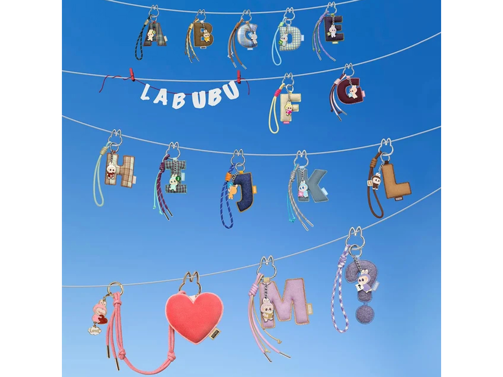 Коллекционный брелок-сюрприз THE MONSTERS, Серия Pin for Love, Letter, AM, Pop Mart MPFL-02