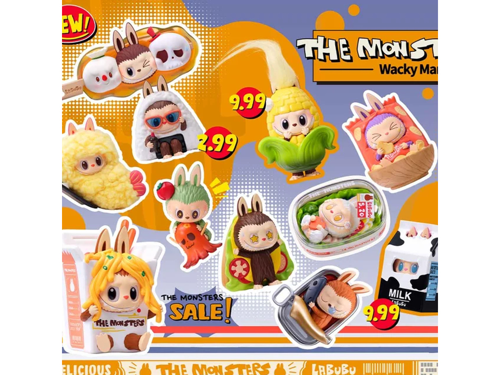 Игрушка-сюрприз с коллекционной фигуркой THE MONSTERS, серия Wacky Mart, Pop Mart MWM-01