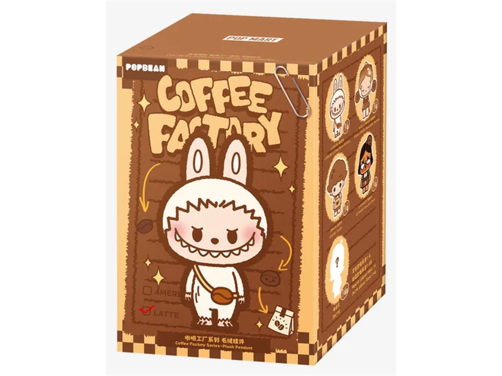 Коллекционная мягкая игрушка-сюрприз POP BEAN, серия Coffee Factory, Pop Mart PBCF-01