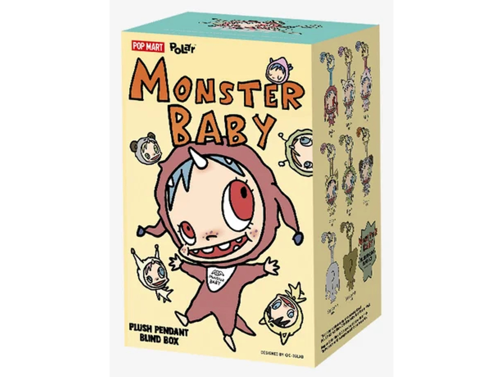 Коллекционная мягкая игрушка-сюрприз POLAR-Monster, Серия Baby Collection Pendant Ver.1, Pop Mart PM