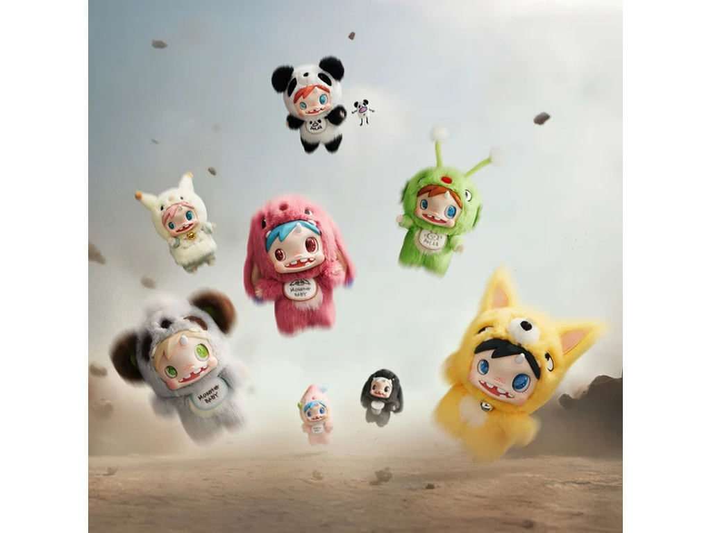 Коллекционная мягкая игрушка-сюрприз POLAR-Monster, Серия Baby Collection Pendant Ver.1, Pop Mart PM