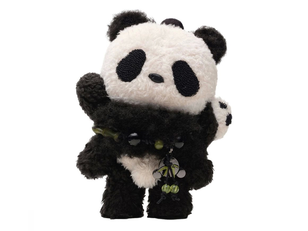 Мягкая игрушка-брелок Skullpanda, Серия Lazy Panda, Pop Mart SPLP-01